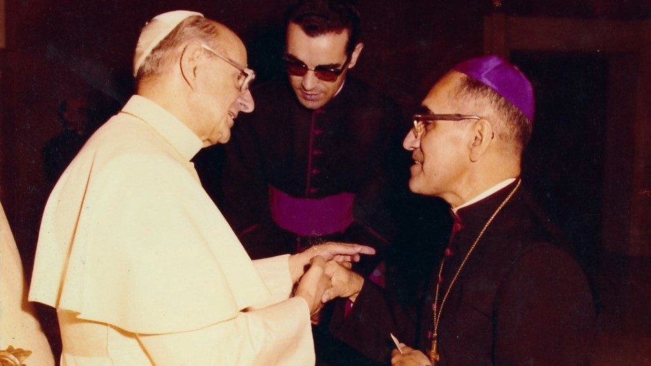 Paul VI et Mgr Romero © Vatican News