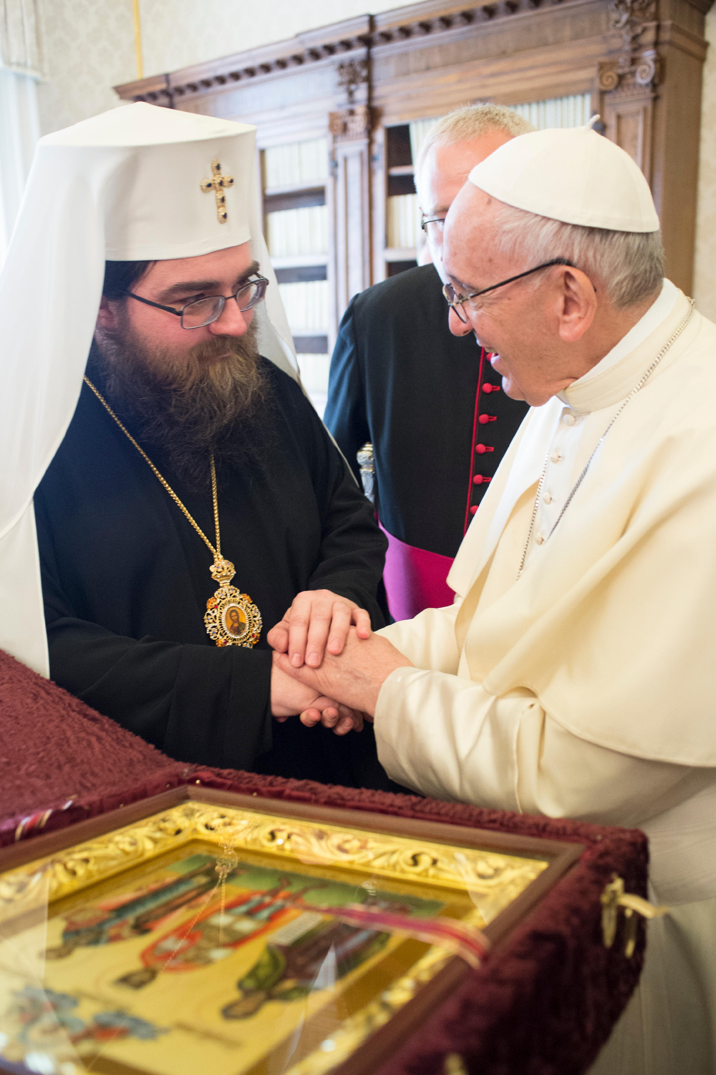 Visite du métropolite Rostislav 11/05/2018 © Vatican Media