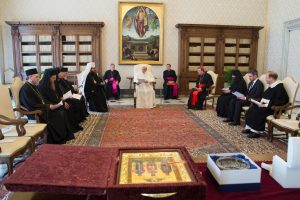Visite du métropolite Rostislav 11/05/2018 © Vatican Media