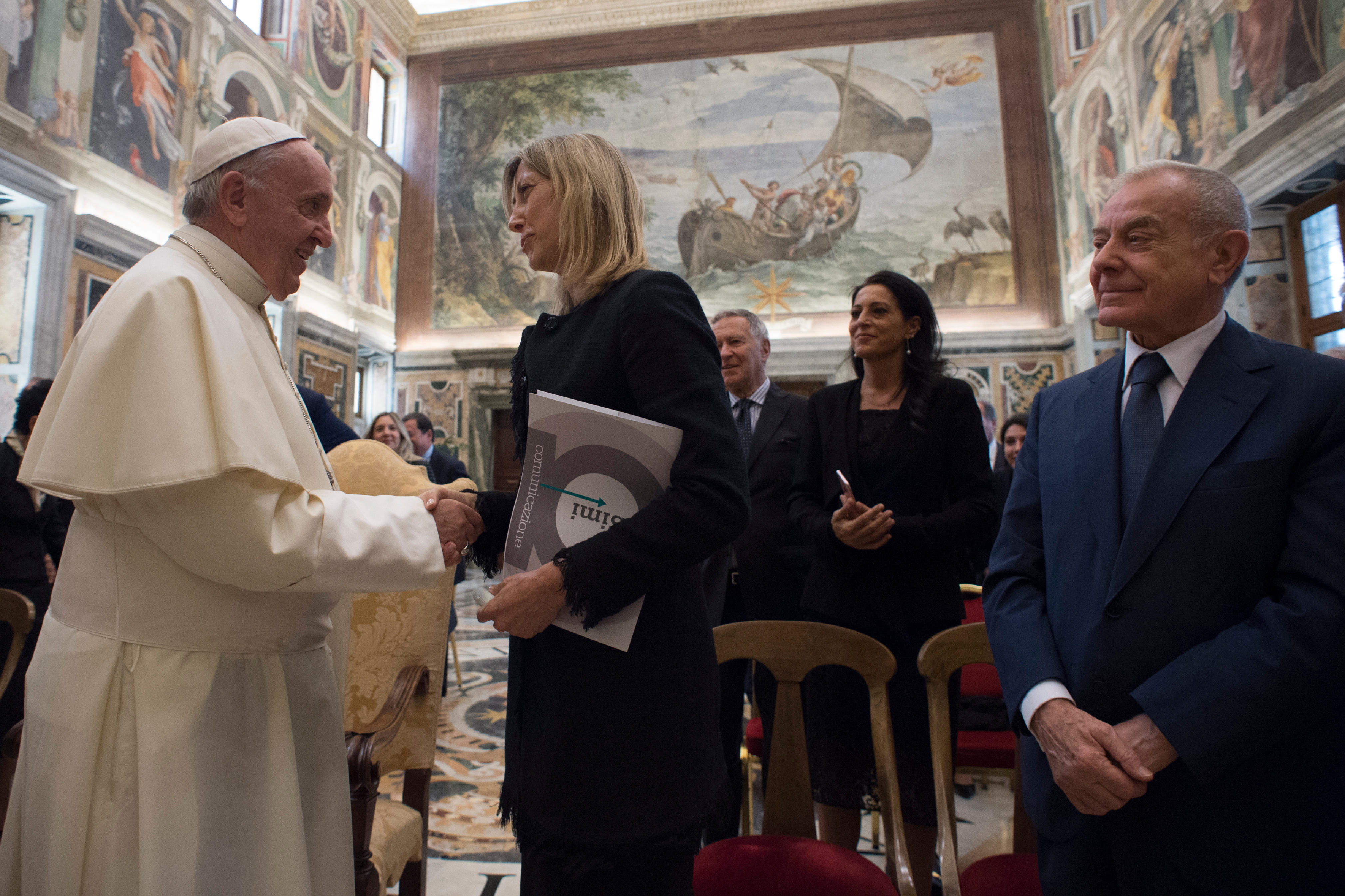 Prix journalistique 4/06/2018 © Vatican Media