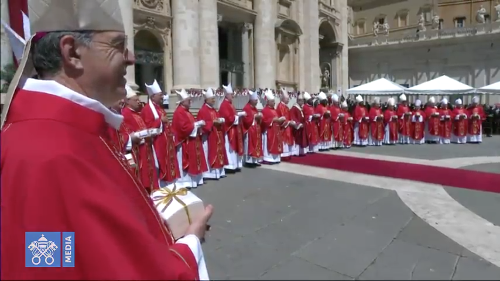 26 archevêques reçoivent le pallium 29/6/2018 capture @Vatican Media