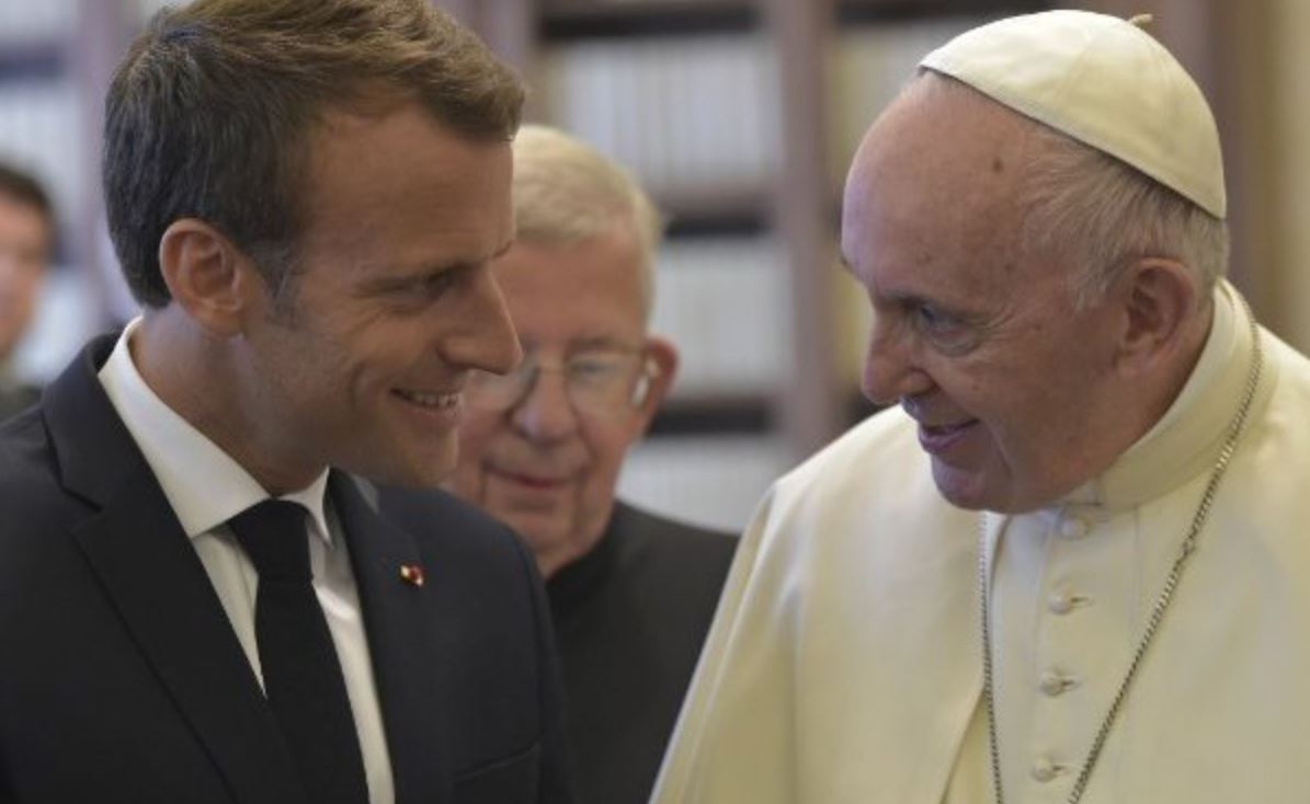 Emmanuel Macron au Vatican © Vatican News