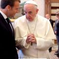 Emmanuel Macron au Vatican © Vatican Media