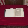 Lettre incunable de Christophe Colomb @Ambassade des Etats-Unis près le Saint-Siège