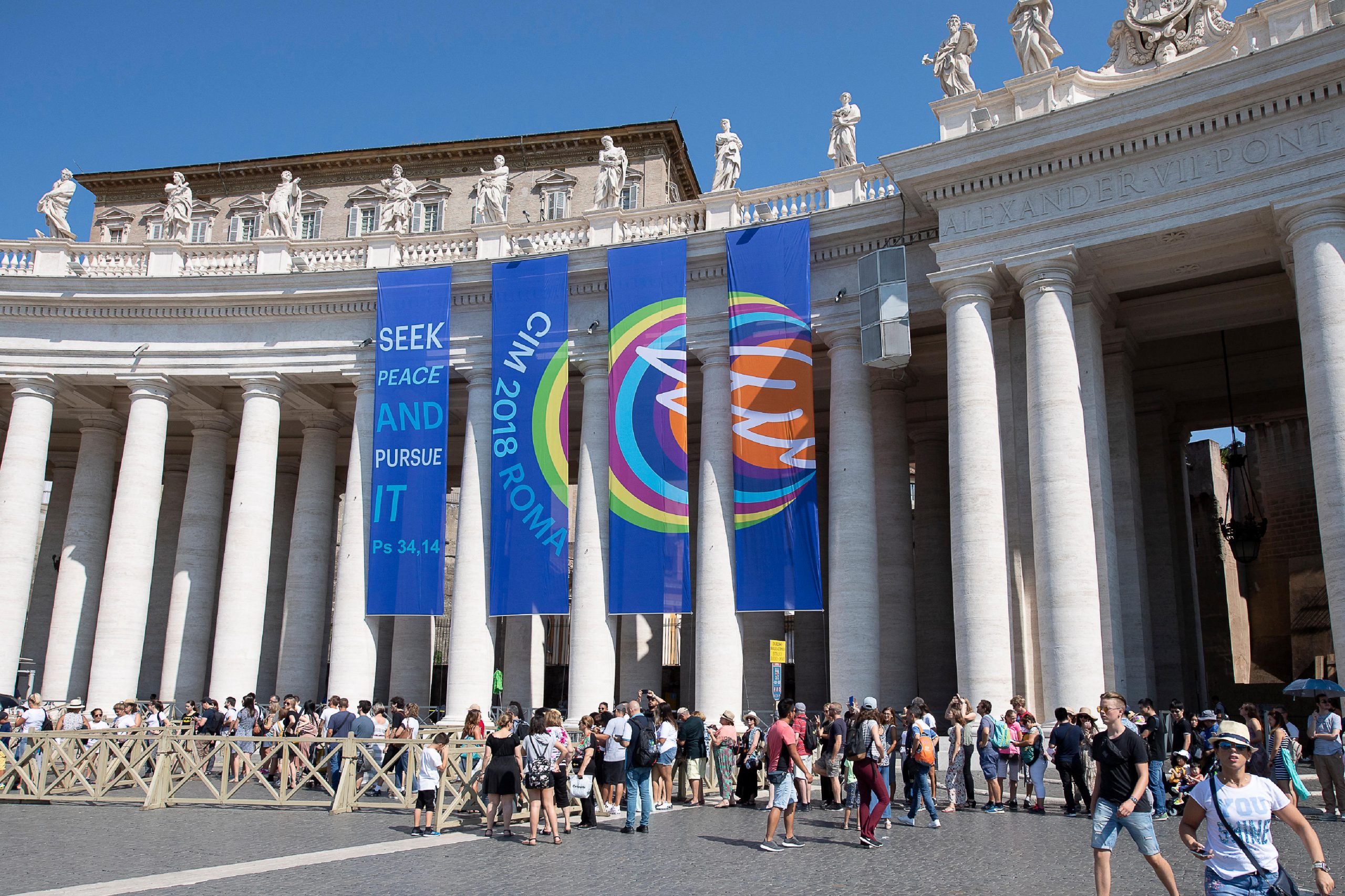 La paix, thème du rassemblement des servants de messe à Rome 2018 © Vatican Media