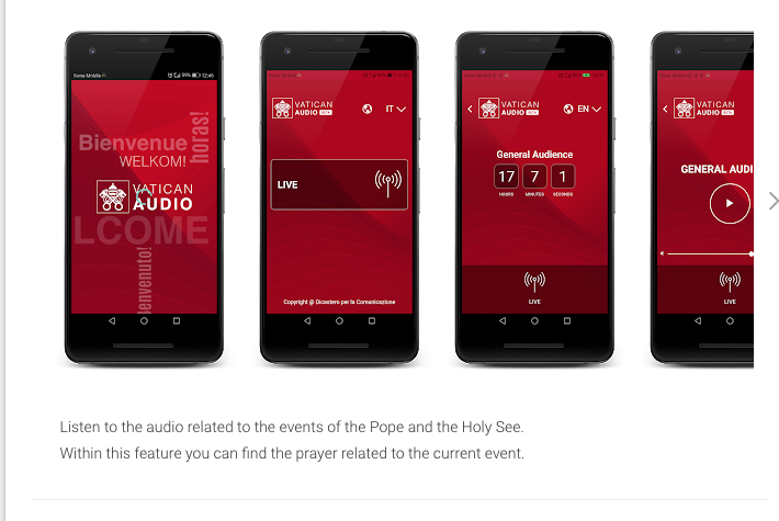 Vatican Audio App @ Vatican Media