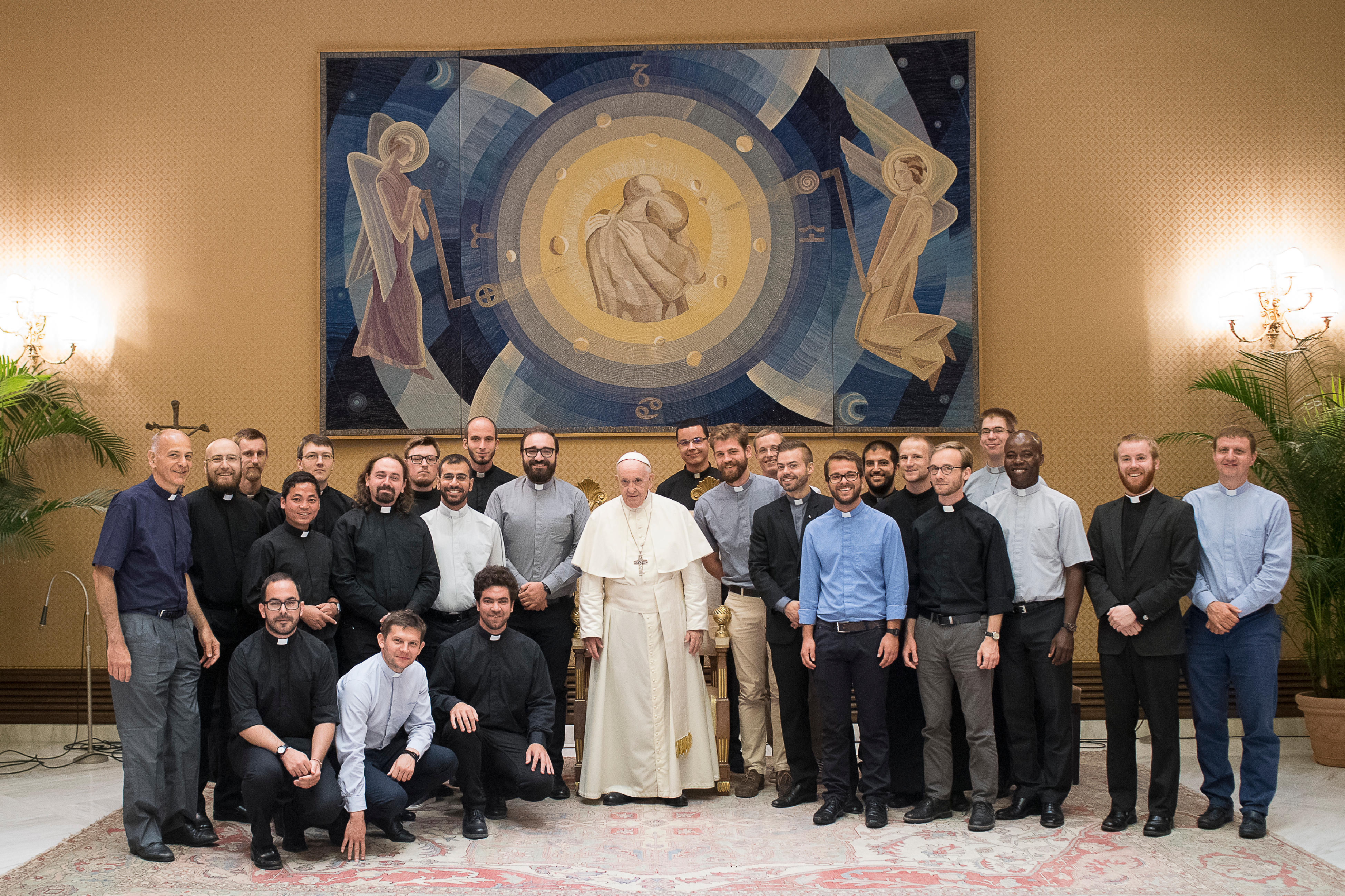 “European Jesuits in formation” 1er août 2018 © Vatican Media