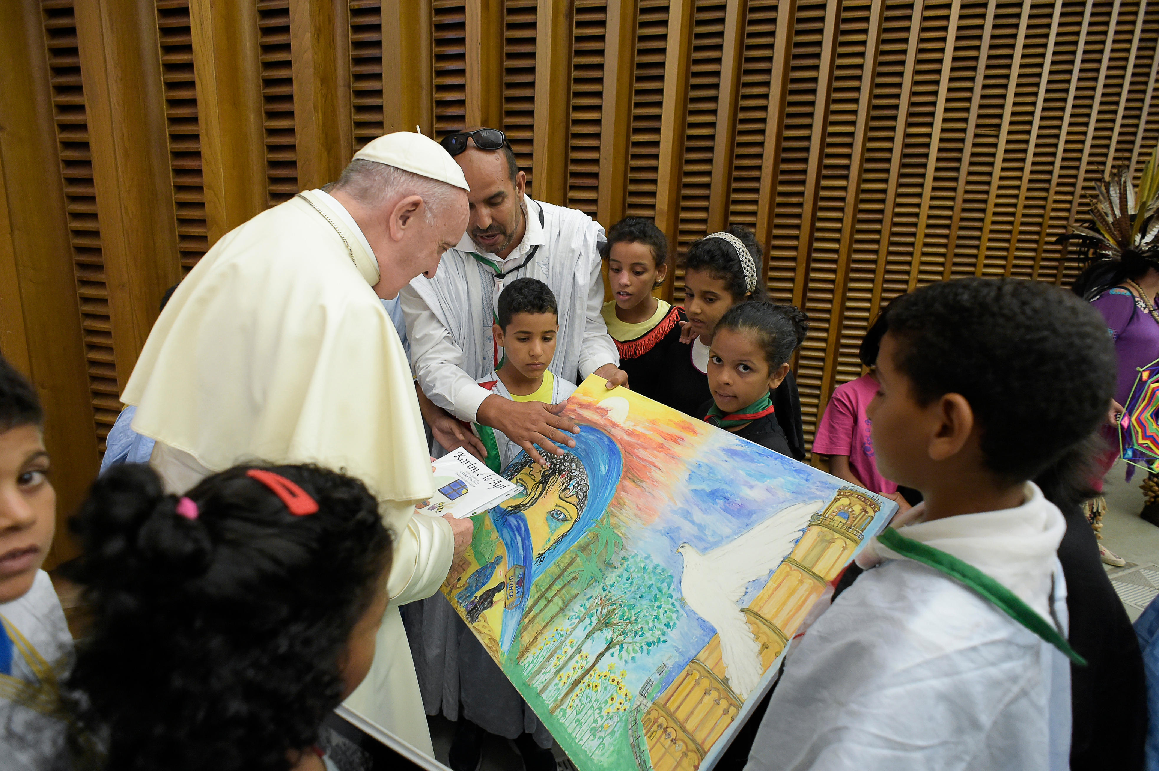 Enfants, audience du 8 août 2018 © Vatican Media