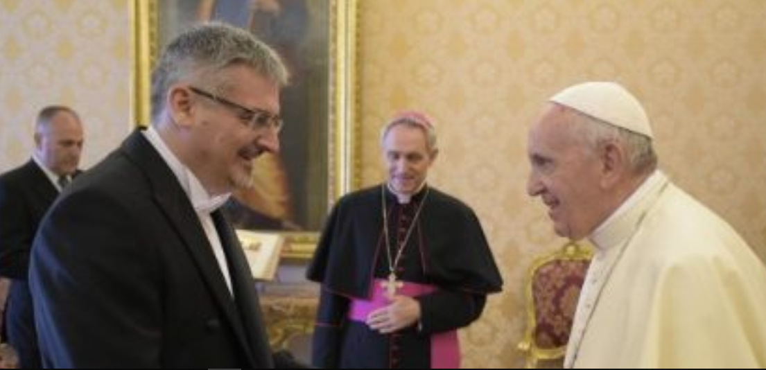 Ambassadeur de République Tchèque © Vatican Media
