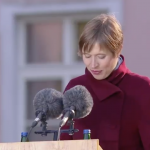 La présidente Kersti Kaljulaid @ Vatican News