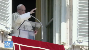 Angélus 30.9.2018, capture @ Vatican News