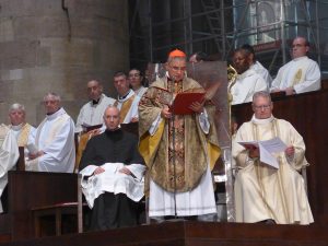 Le card. Becciu 9 sept. 2018 © Marc Larchet Alsace Média