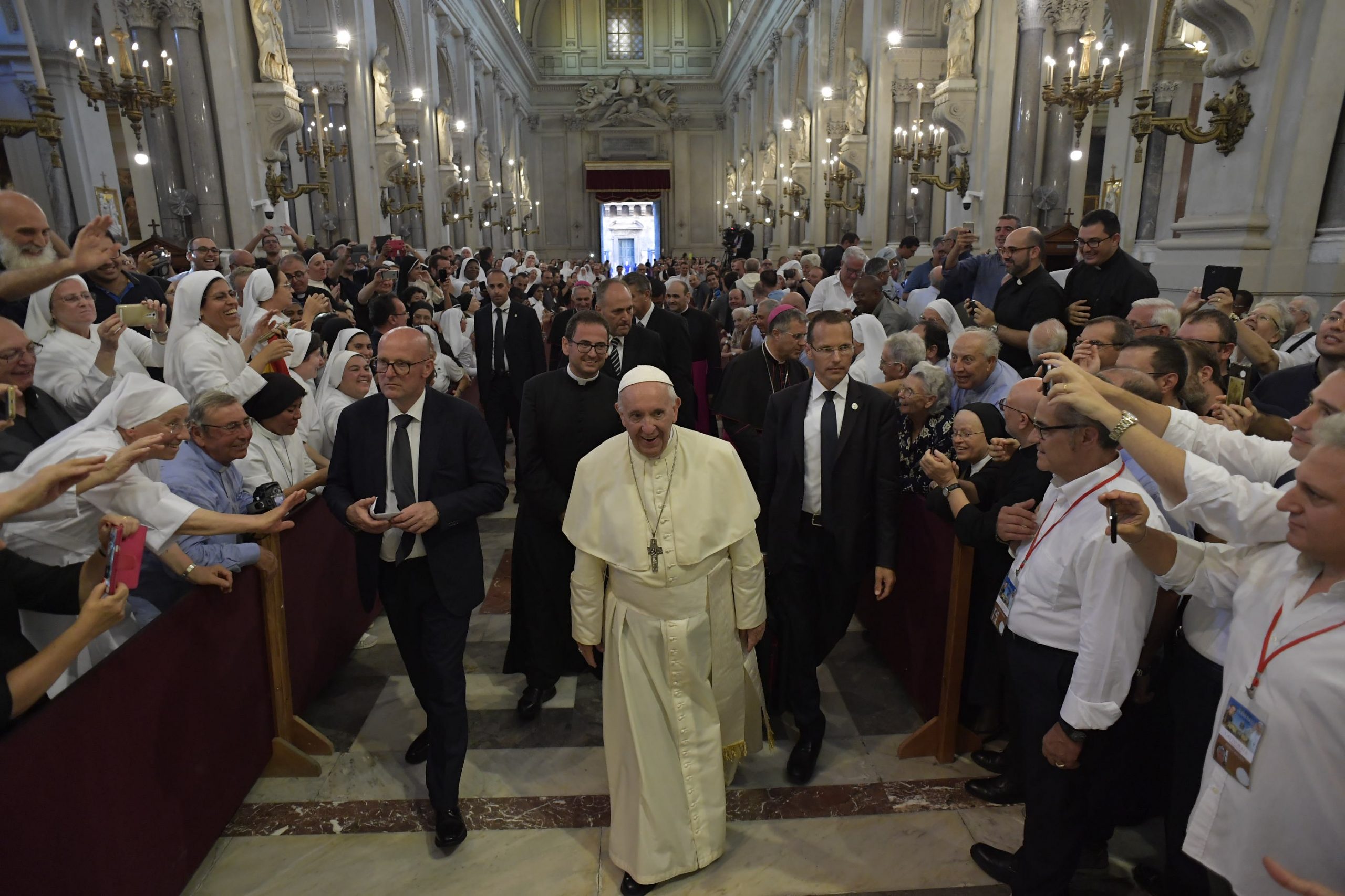 Palerme, message aux prêtres et aux consacrés, 15 sept. 2018 © Vatican Media