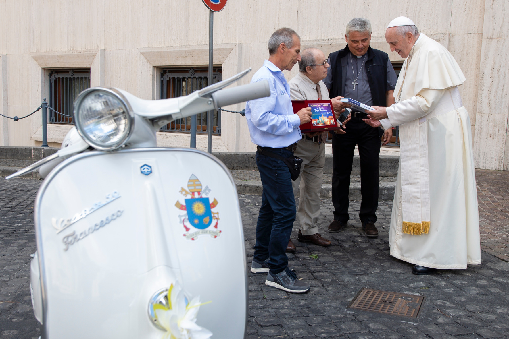 Vespa 2 sept. 2018 © Vatican Media