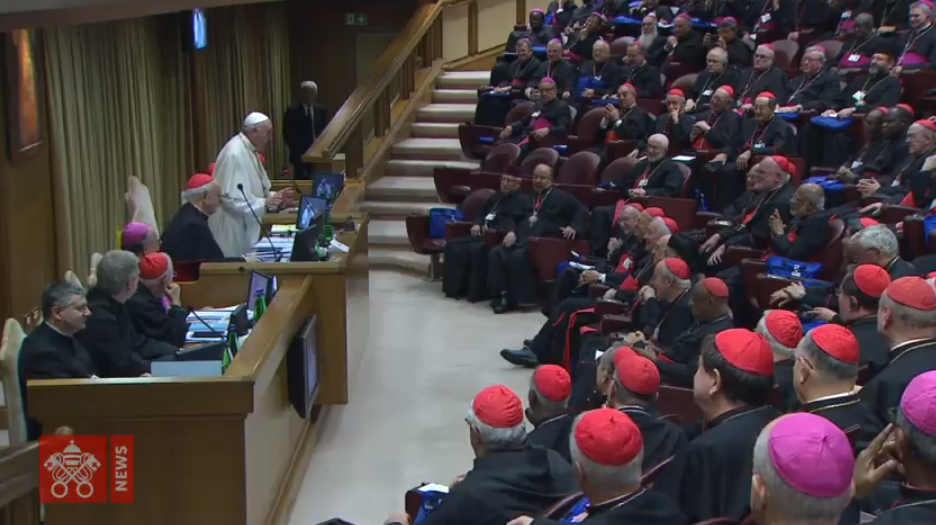 Cloture des travaux du Synode des évêques sur les jeunes, capture Vatican News