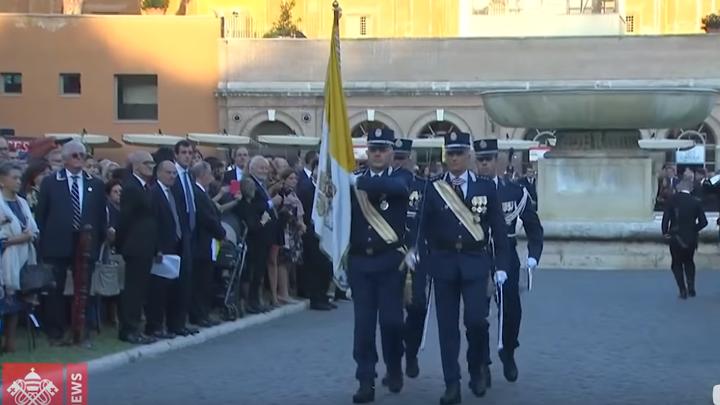Gendarmes du Vatican, capture Vatican News