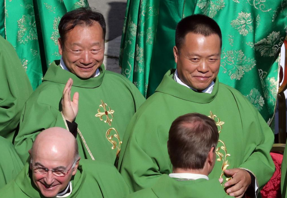 Mgr Jean-Baptiste Yang Xiaoting et Mgr Joseph Guo Jincai © Vatican Media