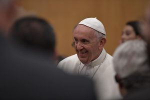 Rencontre avec jeunes et personnes âgées, 23 oct. 2018 © Vatican Media