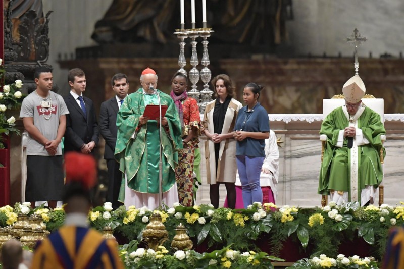 Messe de clôture du Synode des évêques pour les jeunes © Vatican Media