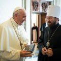 Visite du Métropolite Hilarion © Vatican Media