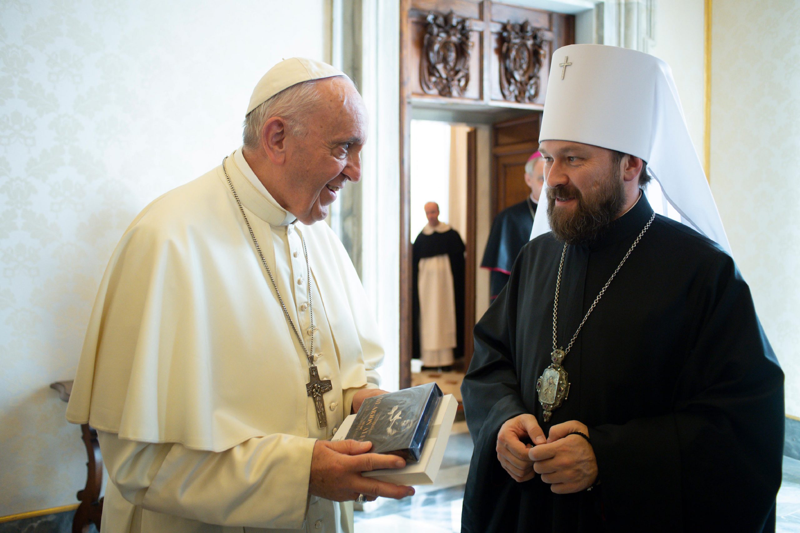 Visite du Métropolite Hilarion © Vatican Media