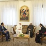 Visite du grand imam Al-Tayeb © Vatican Media