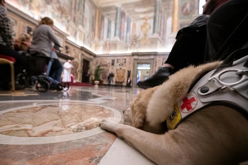 Mouvement italien des aveugles © Vatican Media