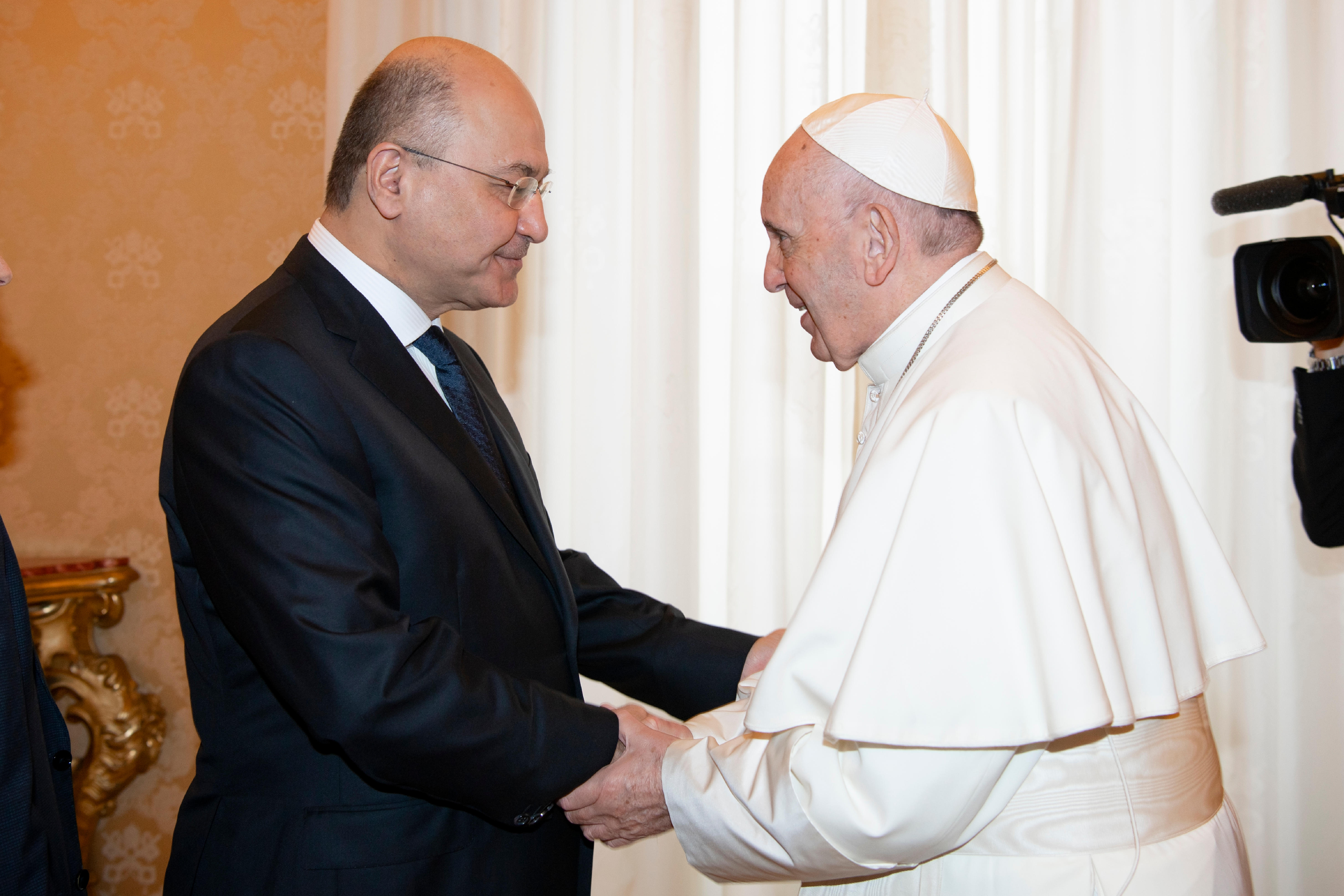 Barham Salih, président de la République d'Irak © Vatican Media