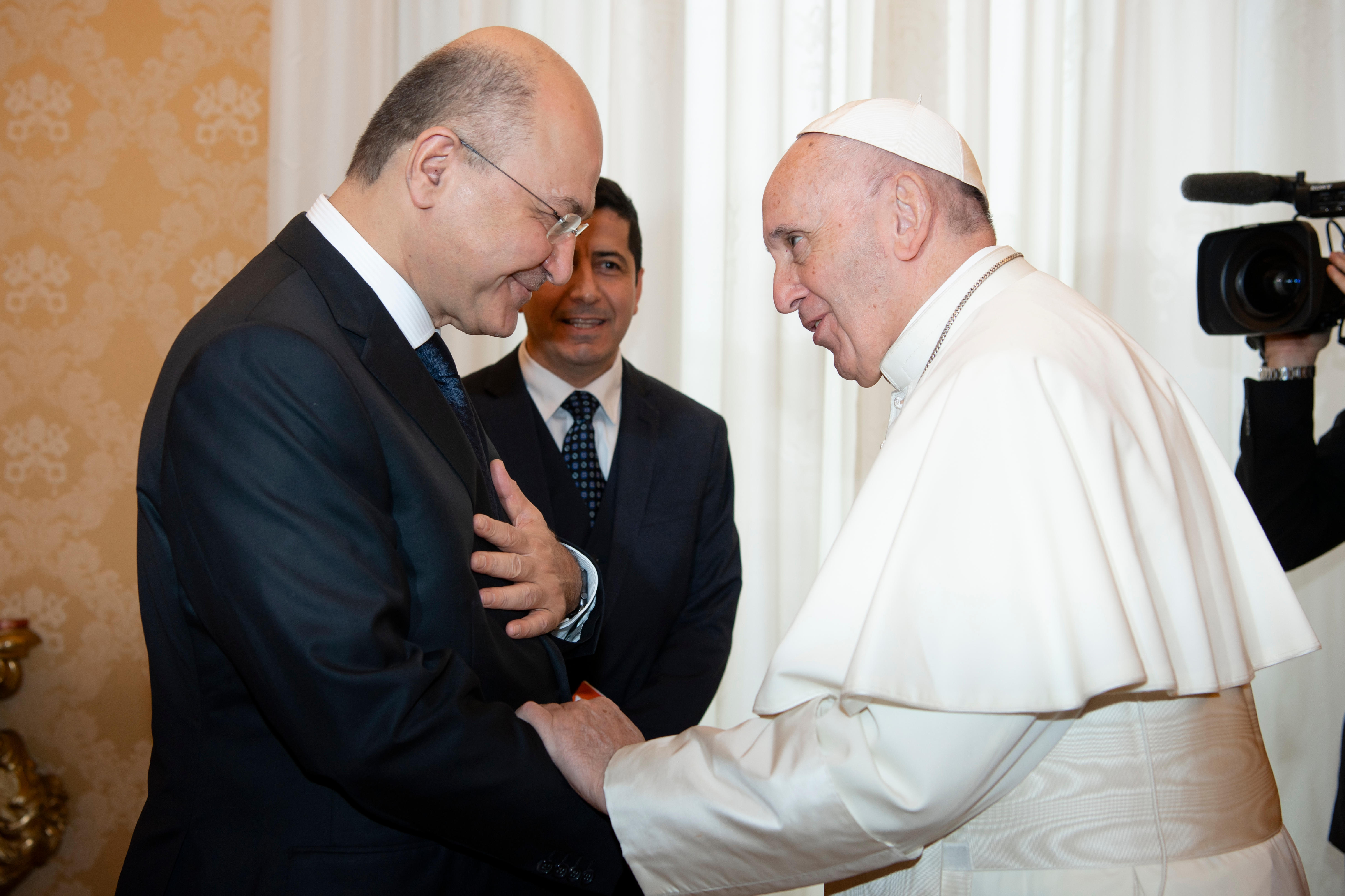Barham Salih, président de la République d'Irak © Vatican Media