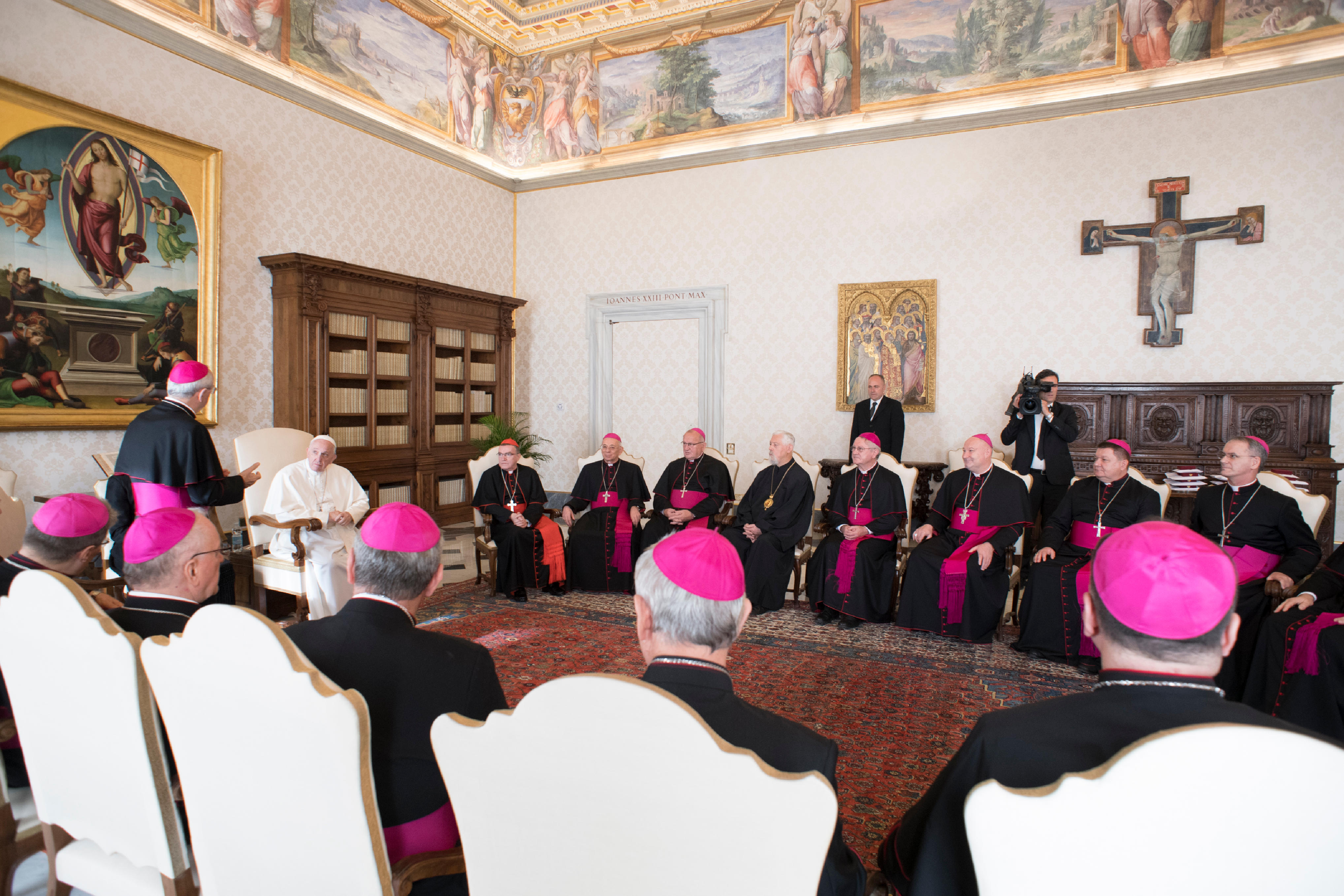 Evêques de Croatie en visite ad limina © Vatican Media