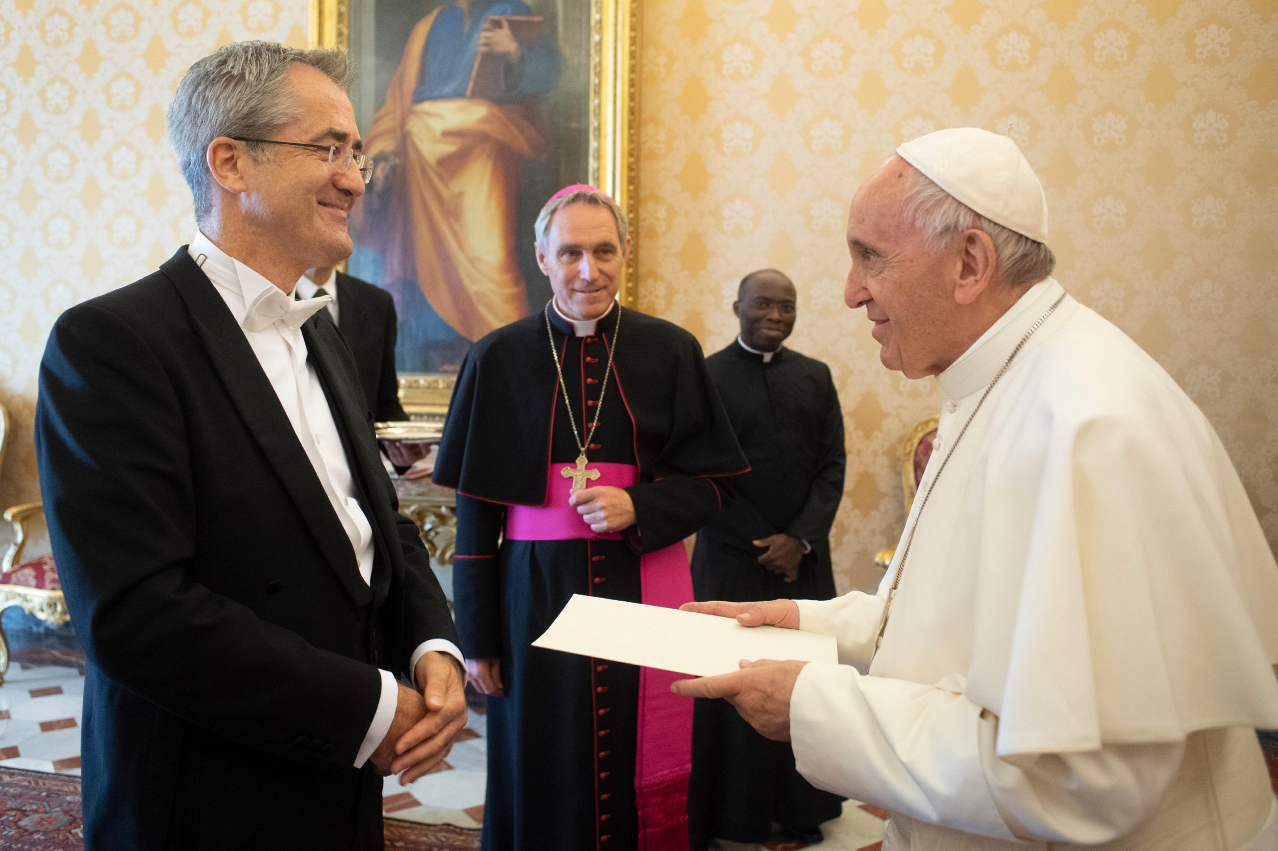 Derek Hannon, ambassadeur d'Irlande © Vatican Media