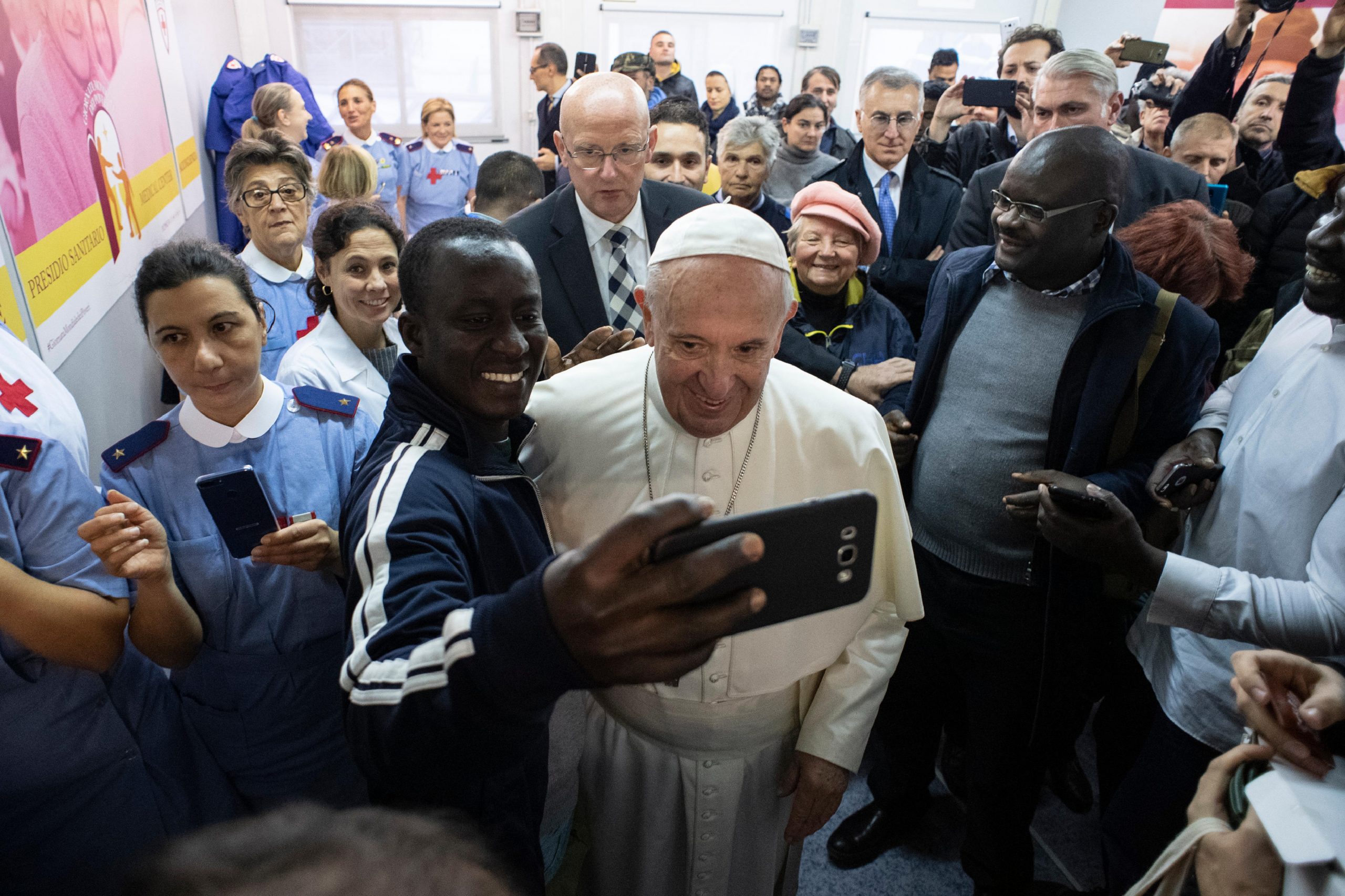 Visite au centre médical, Journée des pauvres 2018 © Vatican Media