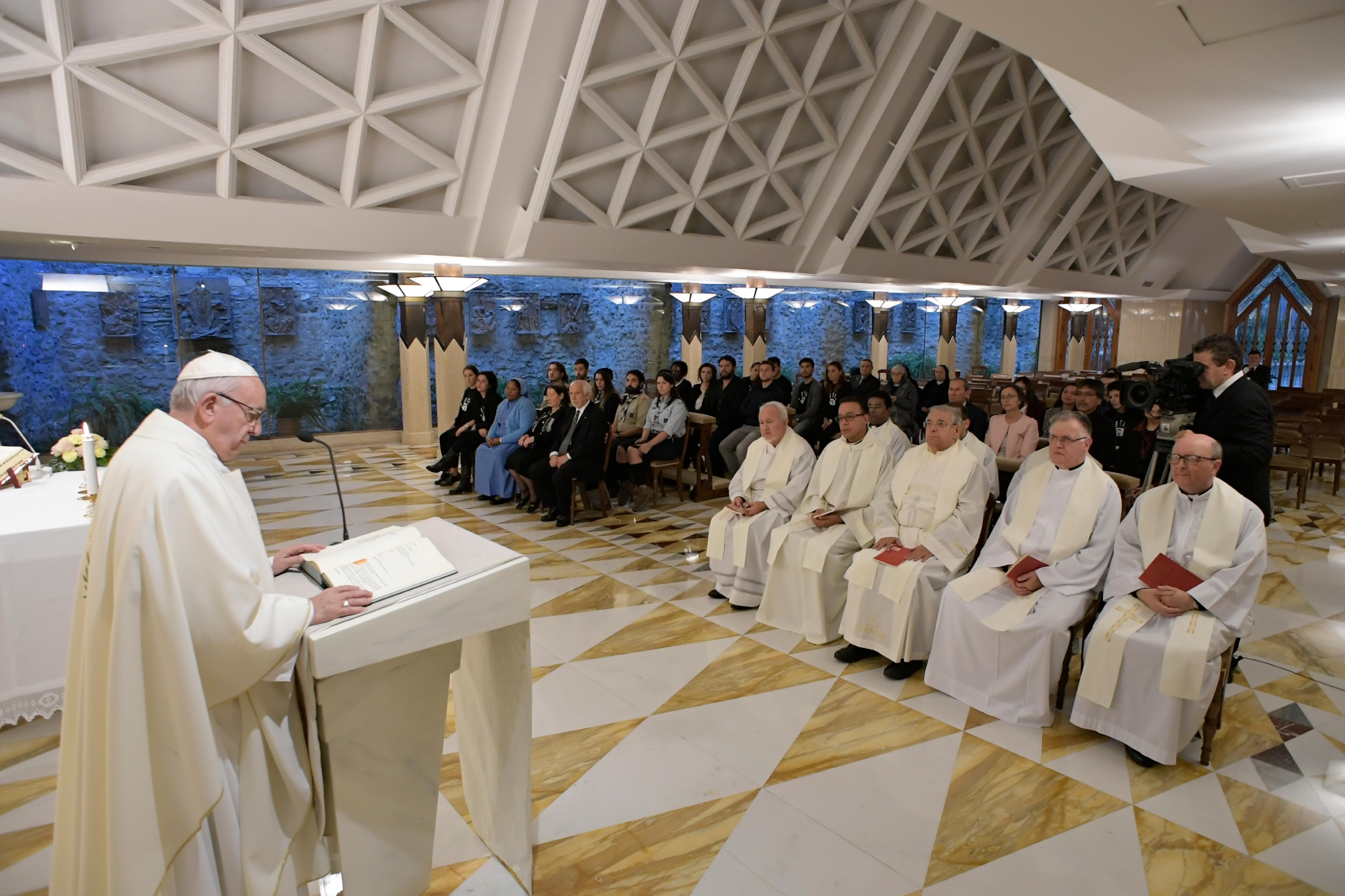 Messe à Ste-Marthe 5 nov 2018 © Vatican Media