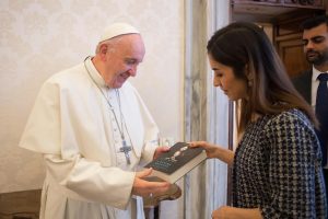 Nadia Murad, 20 déc. 2018 © Vatican Media