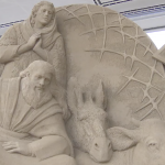 La crèche de sable de Jesolo, Place Saint-Pierre @ Vatican Media