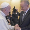 Audience au président Kiska (Slovaquie) © Vatican Media