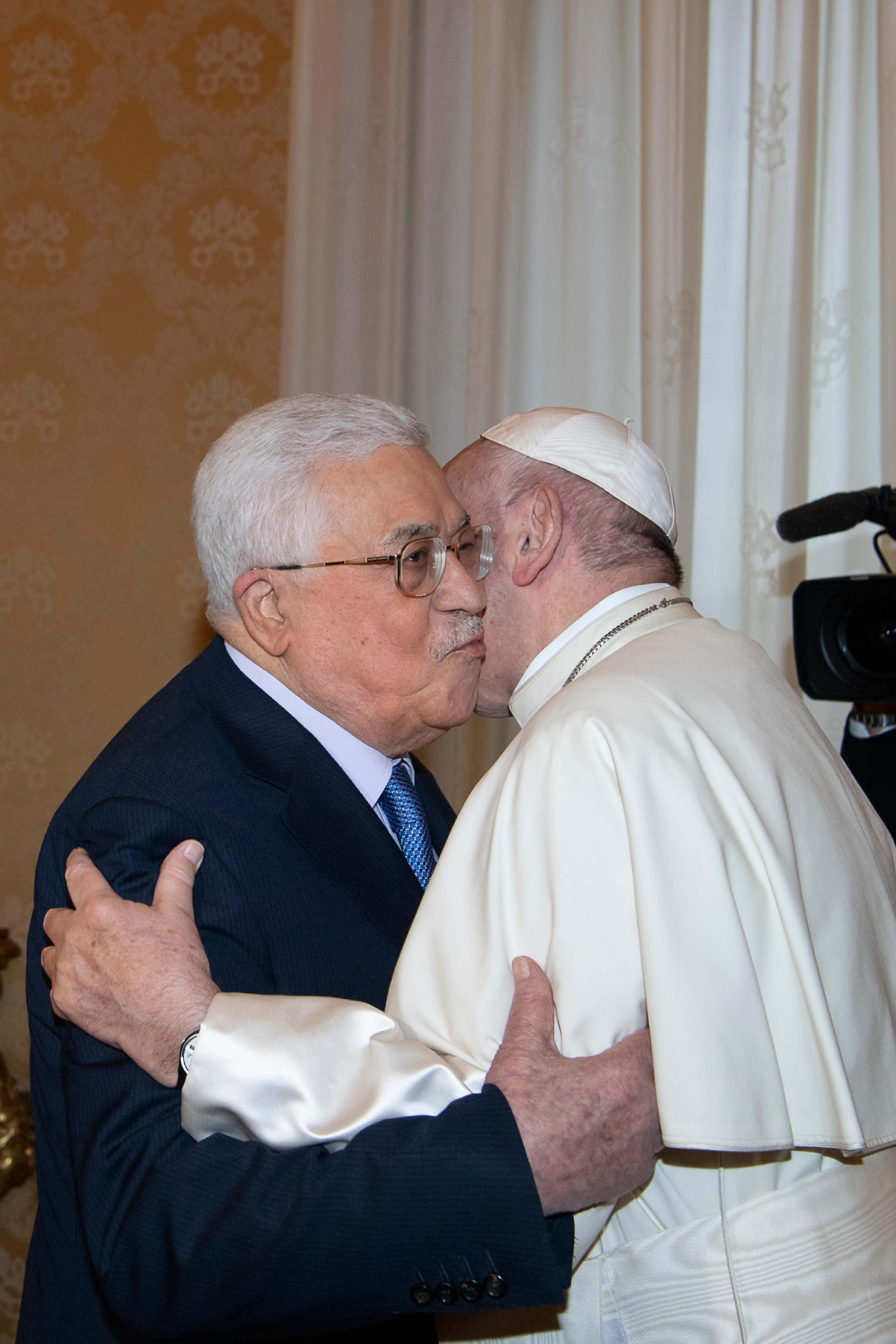Visite du président palestinien Mahmoud Abbas © Vatican Media