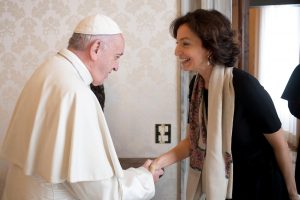 Audrey Azoulay, directrice générale de l'UNESCO © Vatican Media