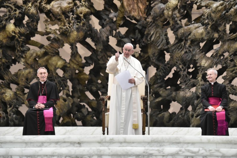 Voeux de Noël aux employés du Vatican © Vatican Media