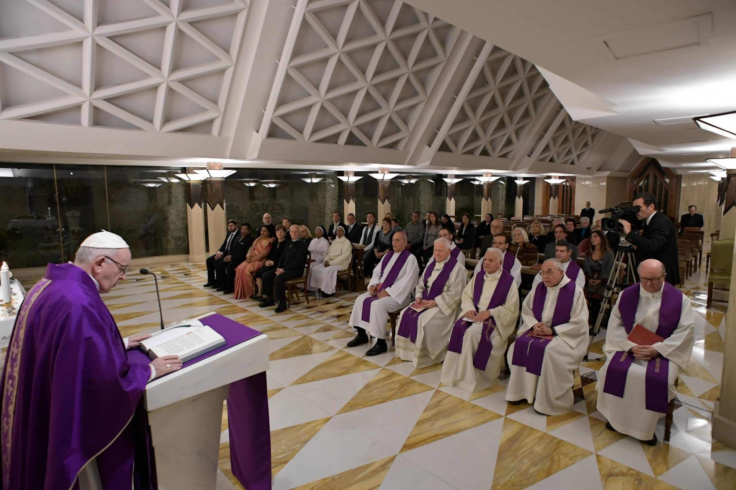 Messe à Sainte-Marthe, 20 décembre 2018 © Vatican Media