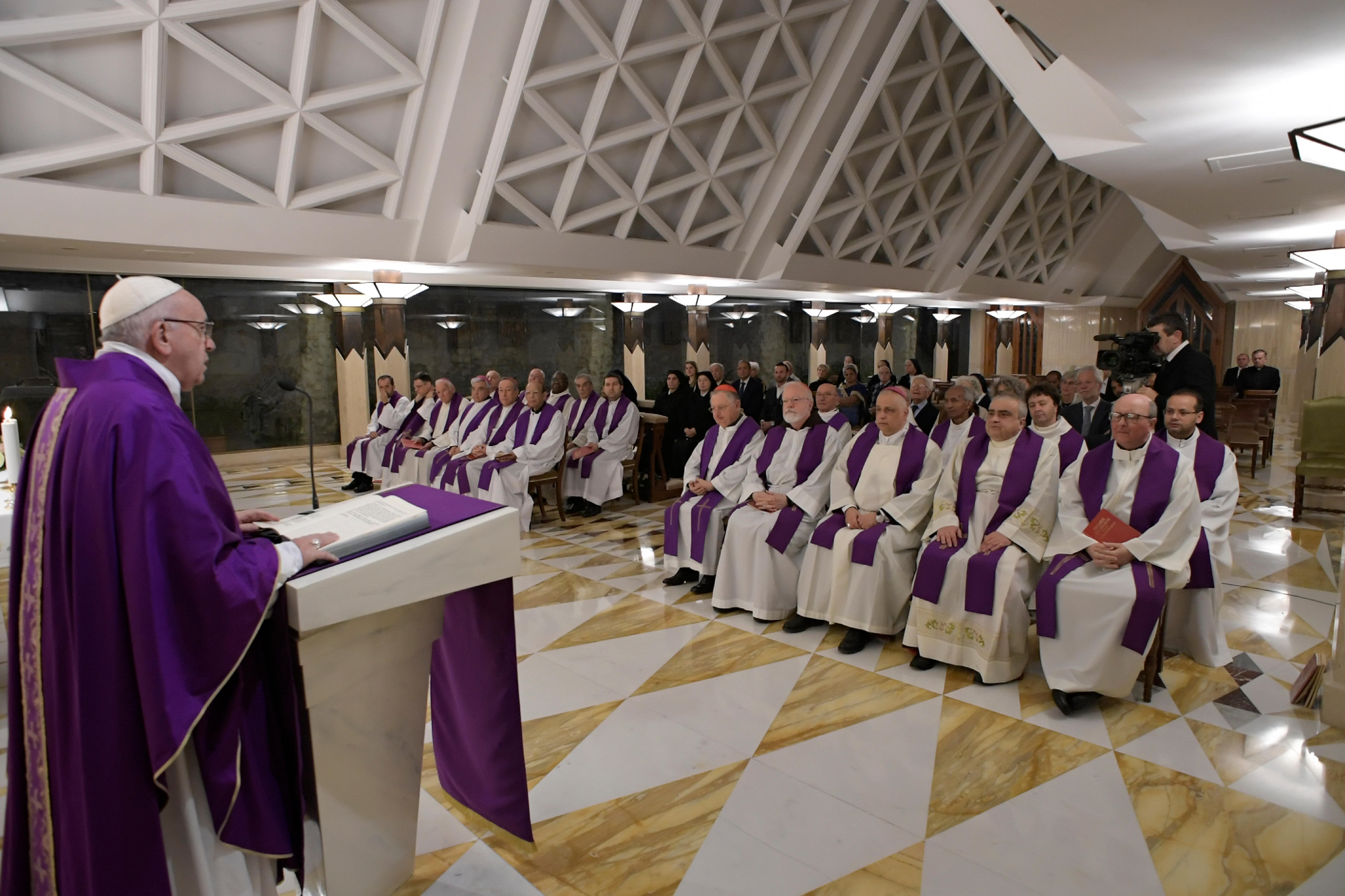Messe à Ste Marthe, 10 décembre 2018 © Vatican Media