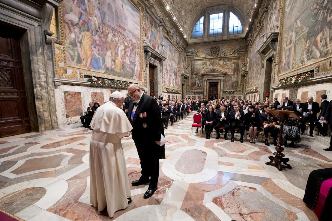 Voeux au Corps diplomatique 7 janvier 2019 © Vatican Media