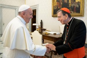 Le card. Koch avec la Délégation oecuménique de Finlande © Vatican Media