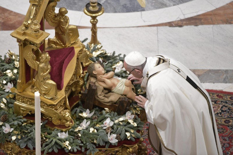 Enfant Jésus, Messe de l'Epiphanie, 6 janvier 2019 © Vatican Media