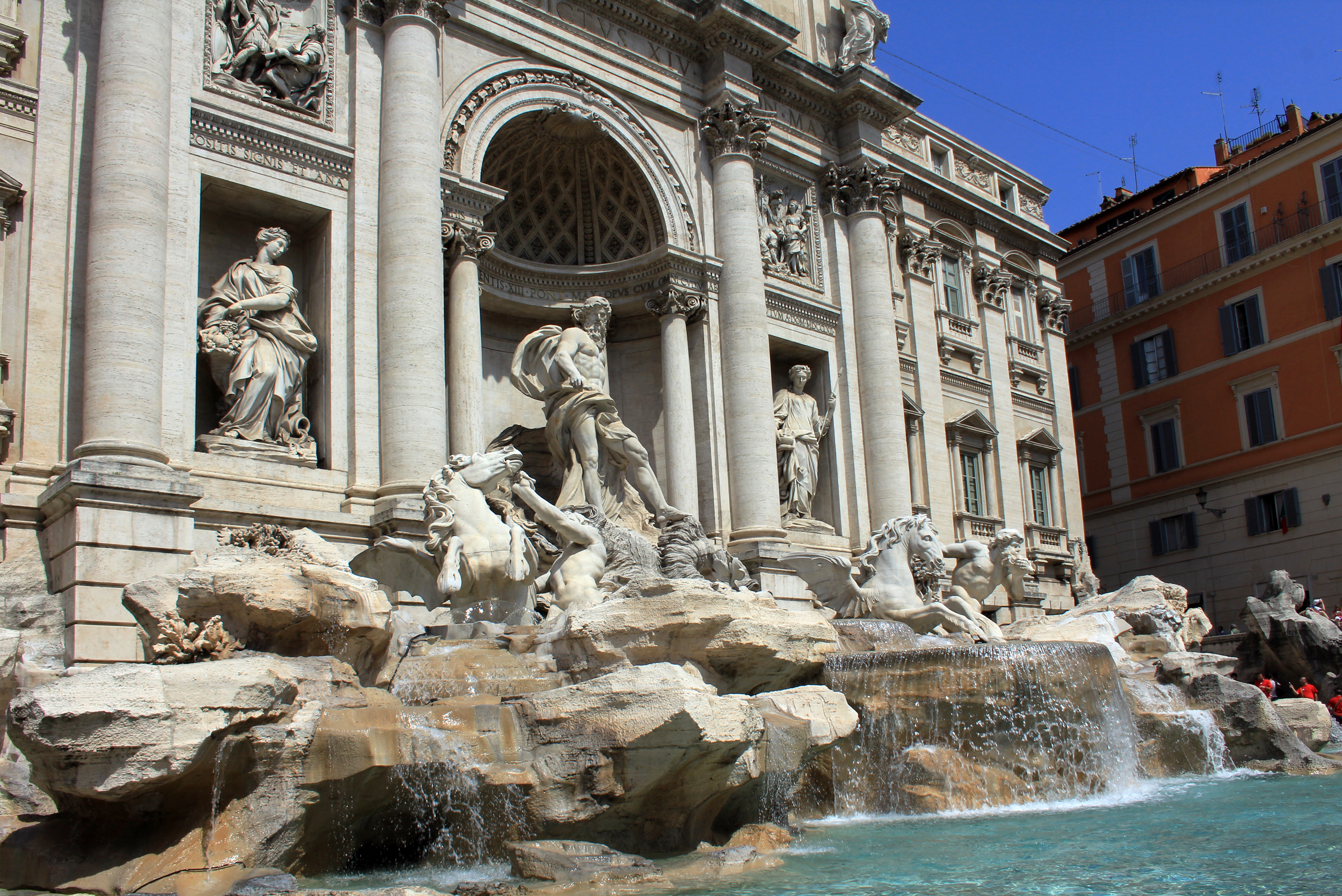 Fontaine de Trevi (Rome, Italie) @ wikimedia commons / Karelj