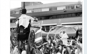 Personne handicapée, JMJ de Panama © Twitter wyd_en 24 janvier 2019