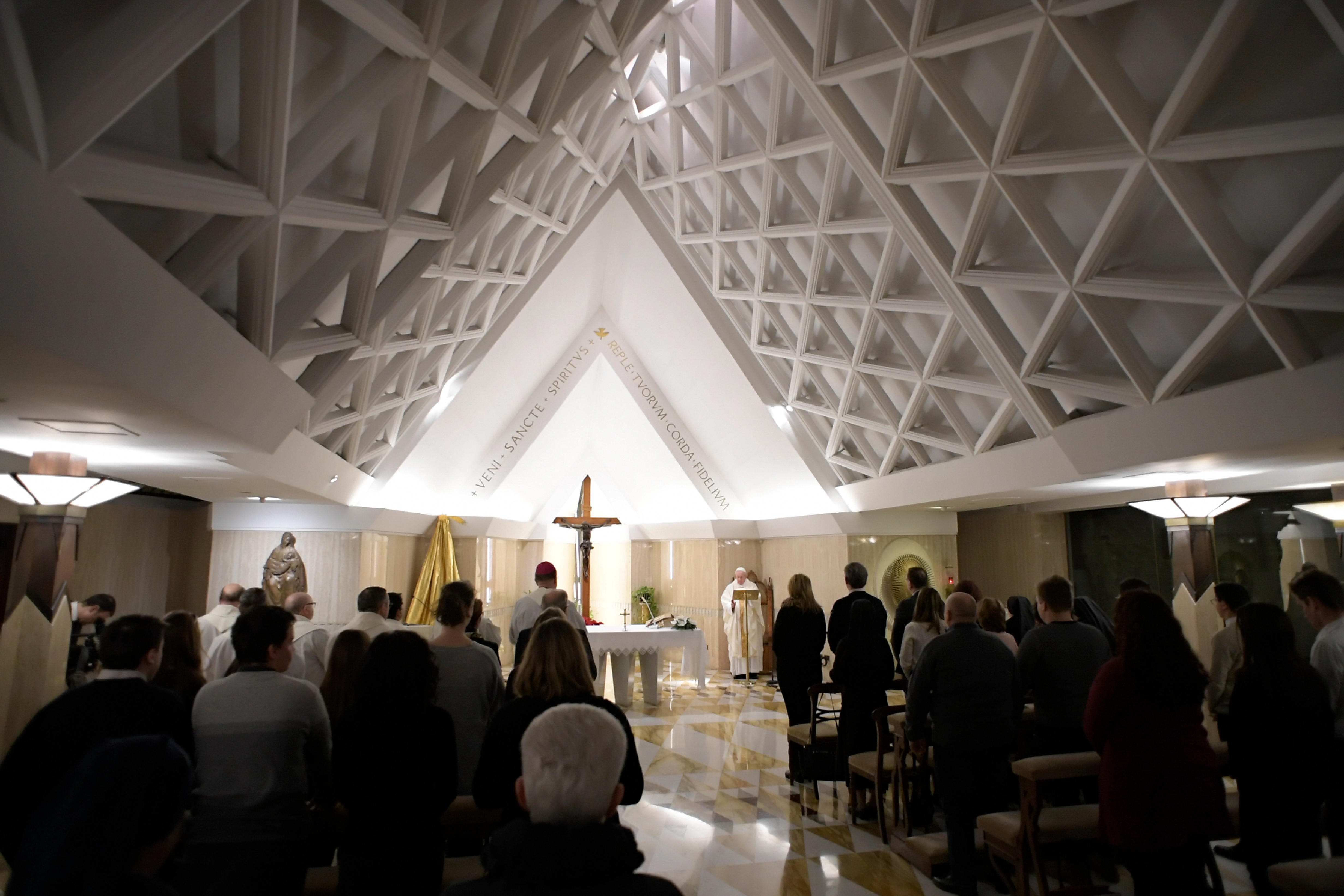 Messe à Sainte-Marthe, 8 janvier 2019 © Vatican Media