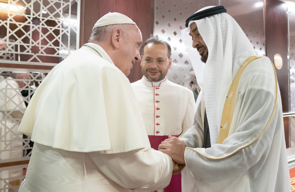 Arrivée à Abou Dhabi © Vatican Media