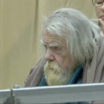 Michael Lonsdale et Anne Facérias @ Vatican Media