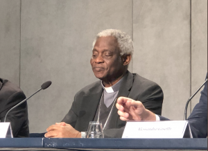 Card. Peter Turkson Message de carême 2019 @ Vatican Media